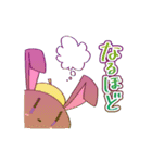 白いうさぎくんと残りの4匹（個別スタンプ：22）