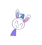 白いうさぎくんと残りの4匹（個別スタンプ：27）