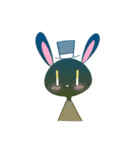 白いうさぎくんと残りの4匹（個別スタンプ：31）
