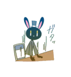 白いうさぎくんと残りの4匹（個別スタンプ：36）