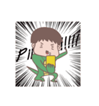 人面恐竜（個別スタンプ：13）