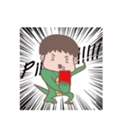 人面恐竜（個別スタンプ：14）