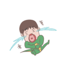 人面恐竜（個別スタンプ：21）