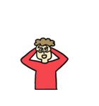 上体, 下体(連結stickers)（個別スタンプ：7）