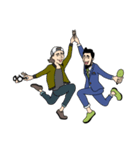 ヒビ君とヨシヨシ。（個別スタンプ：8）