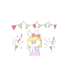 うさぎスタンプ 1（個別スタンプ：30）