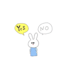 うさぎスタンプ 1（個別スタンプ：34）