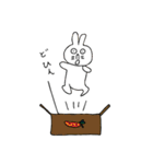 ヘタ絵スタンプ（動物たち）（個別スタンプ：1）