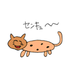 ヘタ絵スタンプ（動物たち）（個別スタンプ：36）