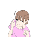 実在する素敵な女性Sさんのスタンプ。（個別スタンプ：8）