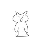 おこるねこ（個別スタンプ：8）