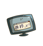 真顔でアクションしてくれるスタンプ（個別スタンプ：36）