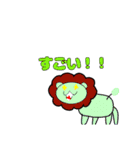 熊さんと鳥さん(ひよこ)（個別スタンプ：25）