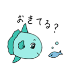 海の生き物ズ メッセージスタンプ（個別スタンプ：34）