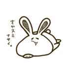 おでぶうささん（個別スタンプ：3）