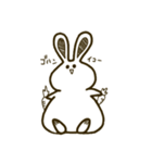 おでぶうささん（個別スタンプ：4）