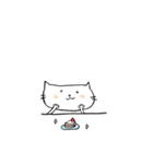 ゆる猫 ぽんすけ（個別スタンプ：1）