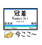 長野 篠ノ井線 気軽に今この駅だよ！（個別スタンプ：12）