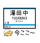 長野 長野線 気軽に今この駅だよ！からまる（個別スタンプ：24）