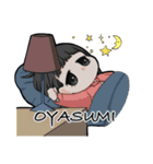 不機嫌なアオリちゃん（個別スタンプ：2）