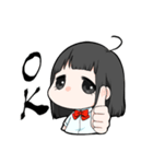 不機嫌なアオリちゃん（個別スタンプ：5）