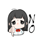 不機嫌なアオリちゃん（個別スタンプ：6）