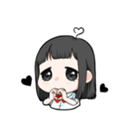 不機嫌なアオリちゃん（個別スタンプ：7）