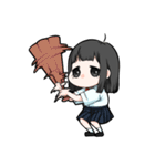 不機嫌なアオリちゃん（個別スタンプ：36）