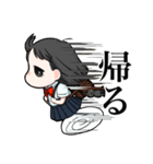 不機嫌なアオリちゃん（個別スタンプ：40）