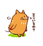 猪突猛進！イノパチくん（個別スタンプ：10）