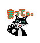 ハチワレ4 ねこ 女子ライダー（個別スタンプ：7）