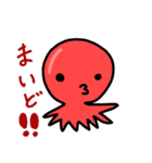 たこと愉快な仲間たち（個別スタンプ：1）
