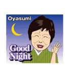日本のおばちゃん 彌生ちゃん 英語版（個別スタンプ：2）