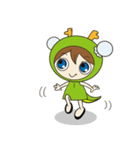 アランとノンのスタンプ（個別スタンプ：5）