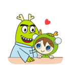 アランとノンのスタンプ（個別スタンプ：14）