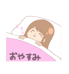 誰でも使える！パステルカラーな女の子（個別スタンプ：10）