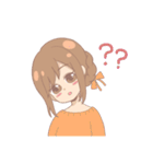 誰でも使える！パステルカラーな女の子（個別スタンプ：12）