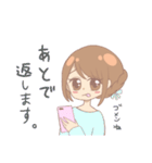 誰でも使える！パステルカラーな女の子（個別スタンプ：13）