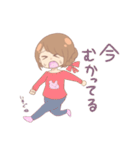 誰でも使える！パステルカラーな女の子（個別スタンプ：27）