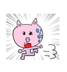 ふにゃふにゃブタさん（個別スタンプ：16）