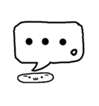 顔文字くん(*´艸`)吹き出しバージョン♪♪（個別スタンプ：6）