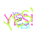 YES NO！（個別スタンプ：7）