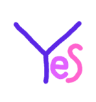 YES NO！（個別スタンプ：9）