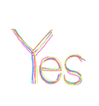 YES NO！（個別スタンプ：11）