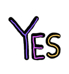 YES NO！（個別スタンプ：13）