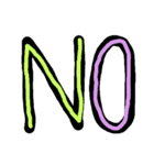 YES NO！（個別スタンプ：14）