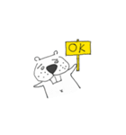 ビーバーのビバオ（個別スタンプ：9）