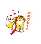 狐の赤さま（個別スタンプ：9）