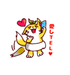 狐の赤さま（個別スタンプ：32）
