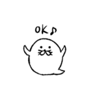 ゆるアザラシさん（個別スタンプ：3）